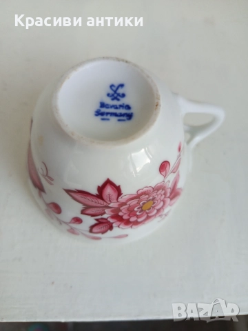Meissen, колекционерска чаша порцелан , снимка 8 - Колекции - 52428006