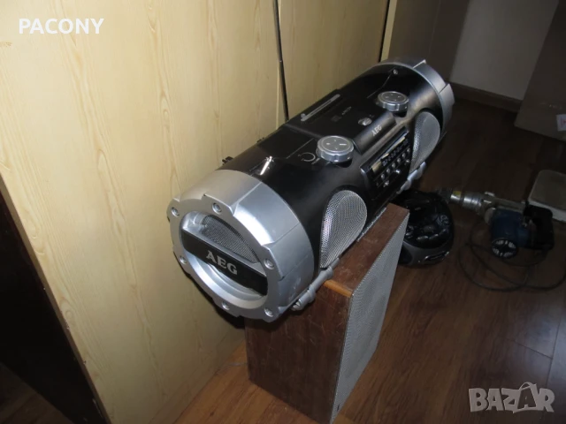 радиокасетофон AEG  - 2 броя  Бумбластер AEG SRR 4317, снимка 3 - Радиокасетофони, транзистори - 51146955