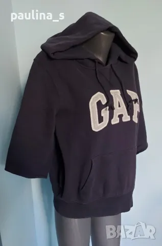 Hoodie / Марков суичър / хууди със зашито лого и качулка "Gap" / голям размер , снимка 3 - Суичъри - 48034192