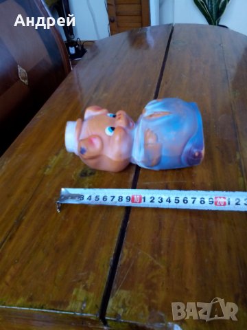 Стара гумена играчка,Прасе Моряк, снимка 6 - Други ценни предмети - 28310082