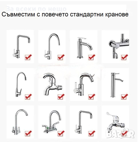 Въртяща се удължителна дюза за кран, снимка 7 - Други - 44854740