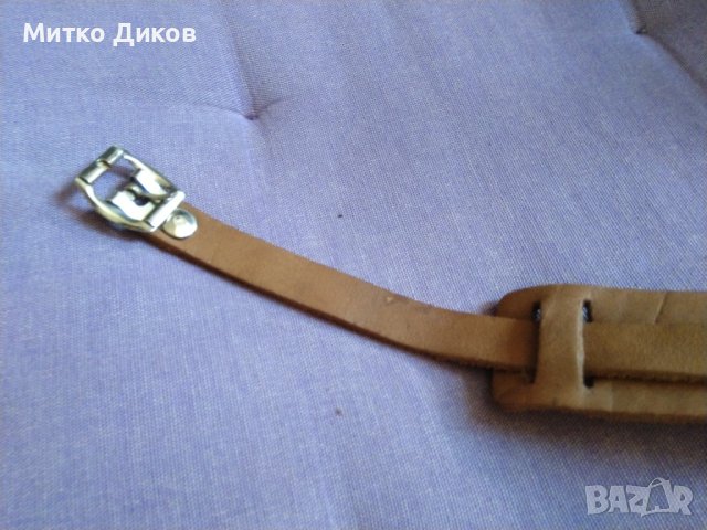 Верижка за часовник нова  естествена кожа 350мм и ширина 14мм и 34мм, снимка 4 - Каишки за часовници - 39160827