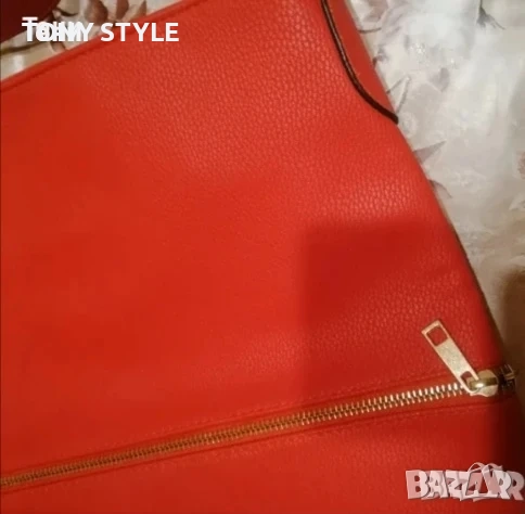 Нова Кожена Дамска Чанта , снимка 5 - Чанти - 51696884