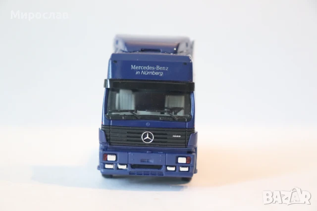 HERPA H0 1/87 MERCEDES 1853 ВЛЕКАЧ МОДЕЛ КОЛИЧКА КАМИОН, снимка 3 - Колекции - 50462634