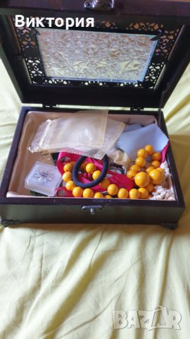 Ретро кутия за бижута, снимка 2 - Други ценни предмети - 40054172