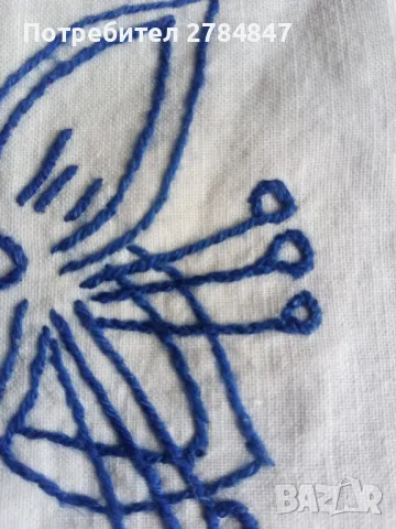 Ръчна бродерия върху плат хасе, снимка 5 - Декорация за дома - 47529640