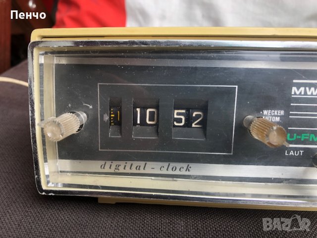 старо радио - дигитален часовник "NORDMENDE", снимка 4 - Антикварни и старинни предмети - 43773757
