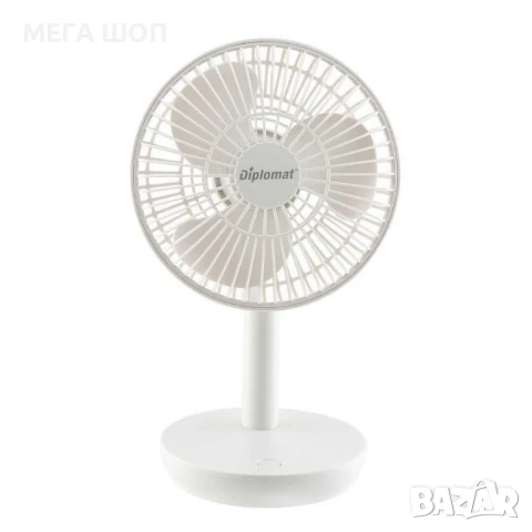 Вентилатор 6,3''Diplomat DFX-363USB, настолен, USB, снимка 2 - Вентилатори - 50563564