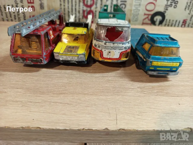 Стари метални камиончета"Matchbox"Corgi', снимка 6 - Колекции - 49422052
