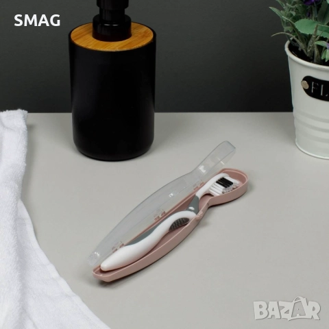 Пластмасов калъф за четка за зъби Nude 20.5 см_1222958