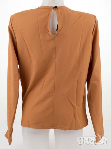 Дамска блуза цвят камел марка Kabelle - 2XL, снимка 2 - Блузи с дълъг ръкав и пуловери - 37162206