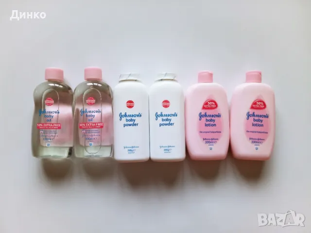 Продукти на Johnson's baby - пудра, лосион, олио
