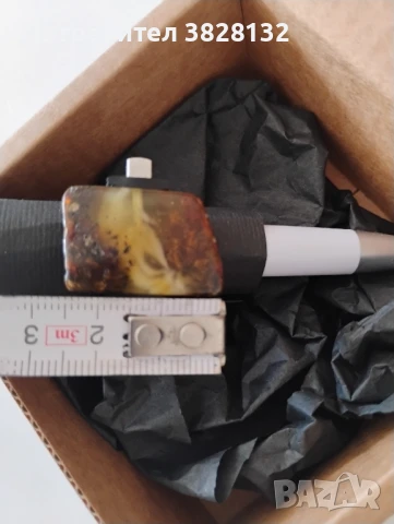 пръстен с кехлибар, снимка 8 - Пръстени - 50971390