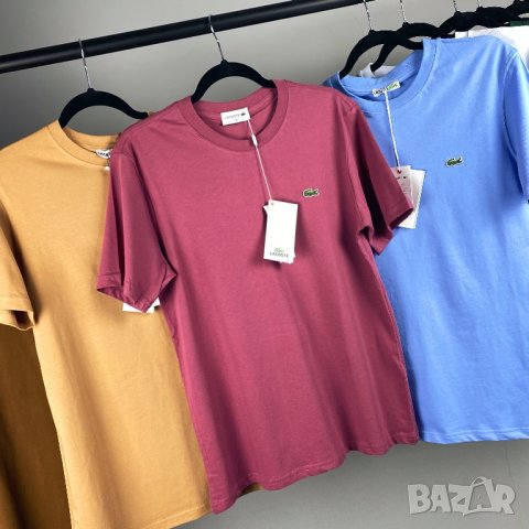 Lacoste мъжка тениска  8 цвята , снимка 9 - Тениски - 40370921