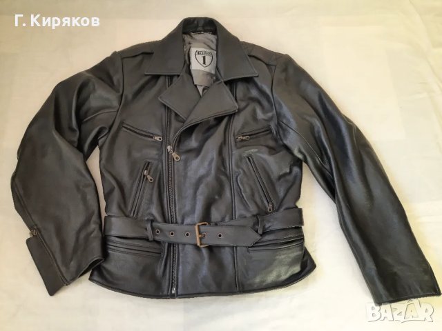 оригинално мъжко яке от естествена кожа, снимка 7 - Якета - 48365863