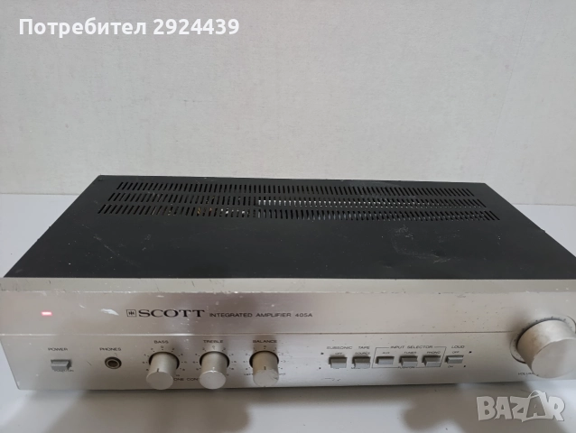 SCOTT 405A, снимка 4 - Ресийвъри, усилватели, смесителни пултове - 52619448