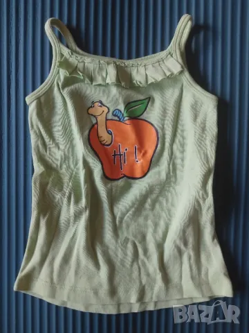 Детски потник с ябълка , снимка 2 - Детски тениски и потници - 49416444