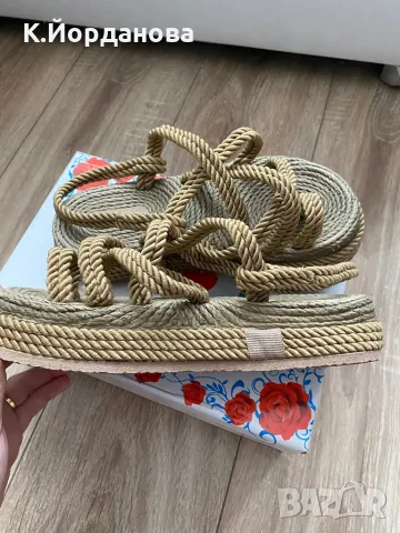 Дамски сандали, снимка 4 - Сандали - 49180028