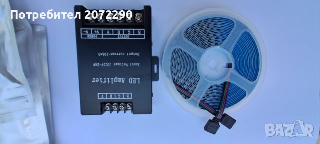 RGB Led лента . РГБ лента 24 волта ,Всички цветове ,140 диода на 1 м, снимка 5 - Други - 43446049