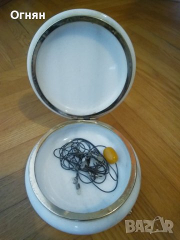 Кутия за бижута, мраморна, снимка 3 - Други - 39932474