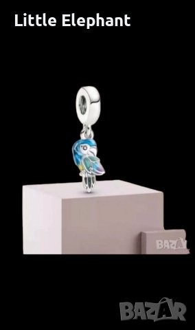 Сребърен висящ елемент Пандора,"Summer dreams-Тропически любимец"/нов