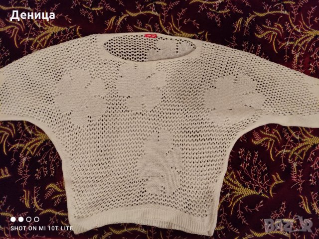 Дамска блуза с ръкави тип "прилеп", снимка 2 - Блузи с дълъг ръкав и пуловери - 34785761