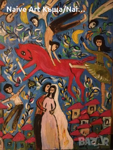 Картина маслени бои платно акрил 42 /52 акрил