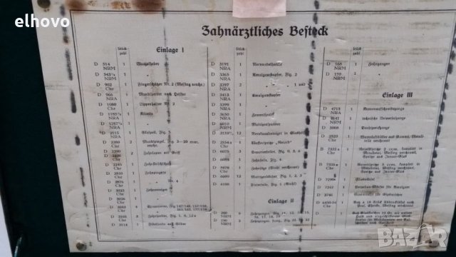 Оригинален немски зъболекарски комплект от втората световна война, снимка 9 - Антикварни и старинни предмети - 26931769