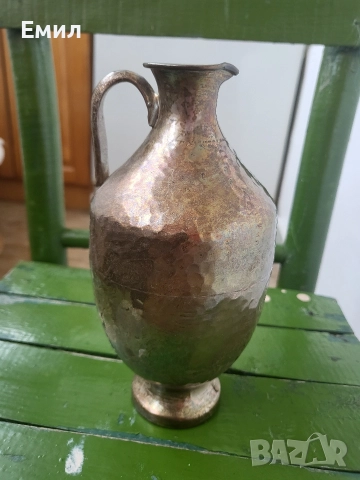 Антикварна сребърна каничка