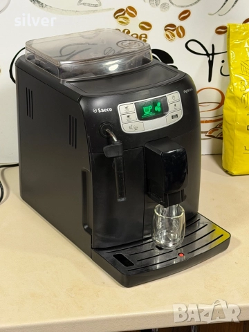 Кафемашина кафе автомат Saeco intelia с гаранция, снимка 4 - Кафемашини - 52183297