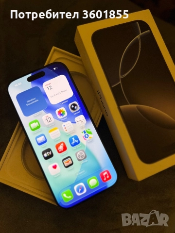 iPhone 16 PRO 128GB 100% Батерия