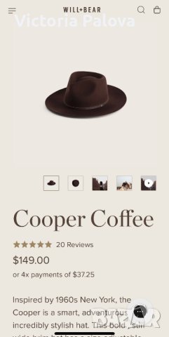 Много красива скъпа шапка COOPER , снимка 8 - Шапки - 43481635