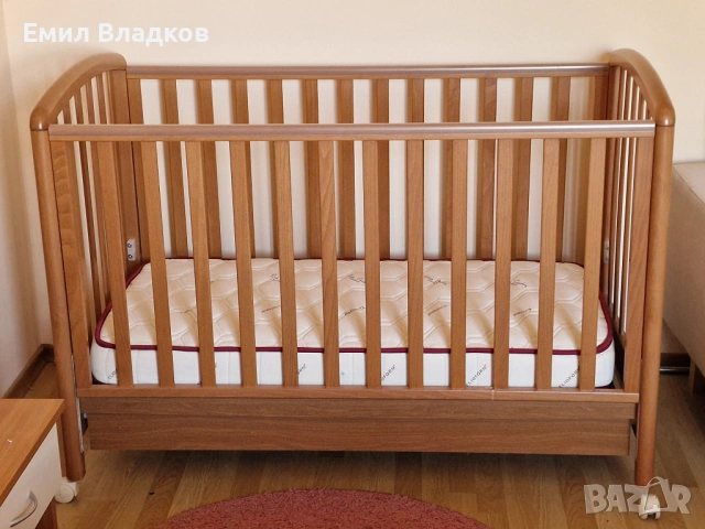 Чудесна италианска кошарка с луксозен нов матрак, снимка 13 - Кошарки - 53369184