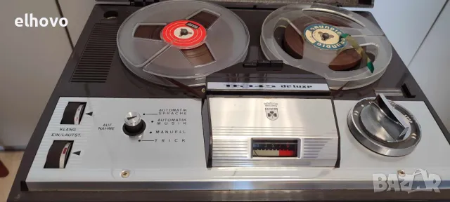 Магнетофон Grundig TK 145 de Luxe, снимка 7 - Декове - 47457845