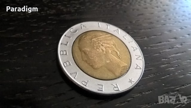 Монета - Италия - 500 лири | 1987г., снимка 2 - Нумизматика и бонистика - 27497729