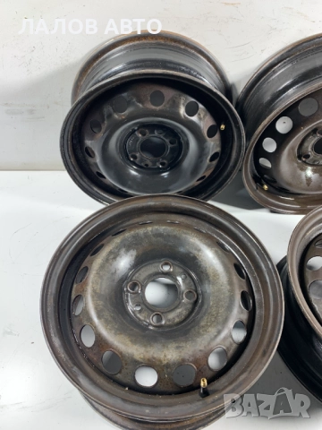 Железни джанти 14 цола 4х98 ц.о. 58 5j  R14, снимка 2 - Гуми и джанти - 52369223