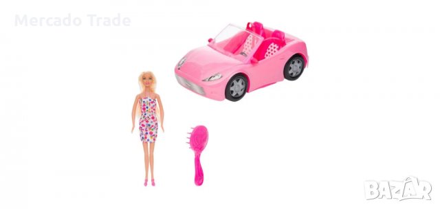 Кукла Бети с  розов кабриолет, снимка 2 - Кукли - 35113769