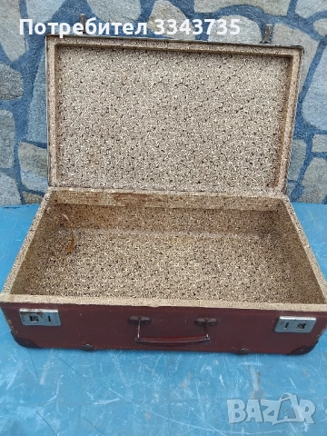 Винтидж кафяв куфар., снимка 3 - Антикварни и старинни предмети - 52459270