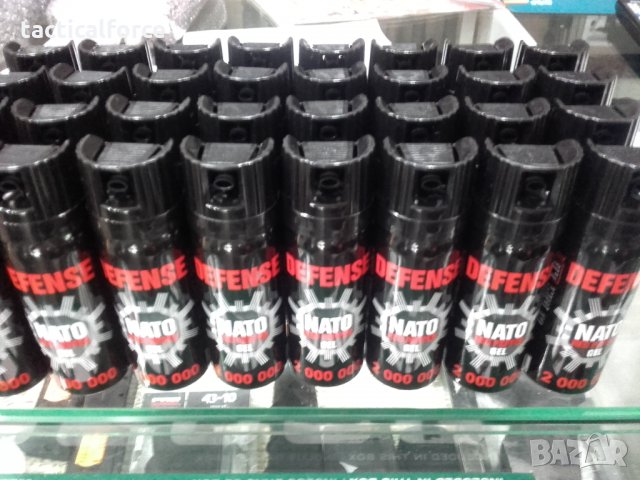спрей за самозащита NATO Pepper GEL, снимка 3 - Газово оръжие - 32848802