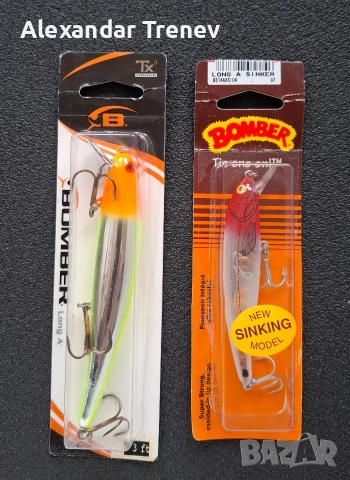 Морски воблери BOMBER, снимка 5 - Такъми - 53106062