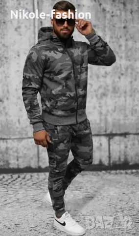 Камуфлажен спортен комплект, снимка 2 - Спортни дрехи, екипи - 47568789