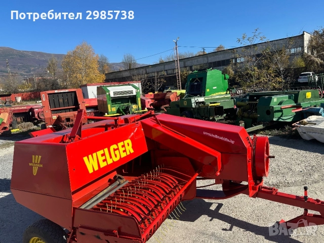 Балировачка Welger ap71, снимка 2 - Селскостопанска техника - 52582162