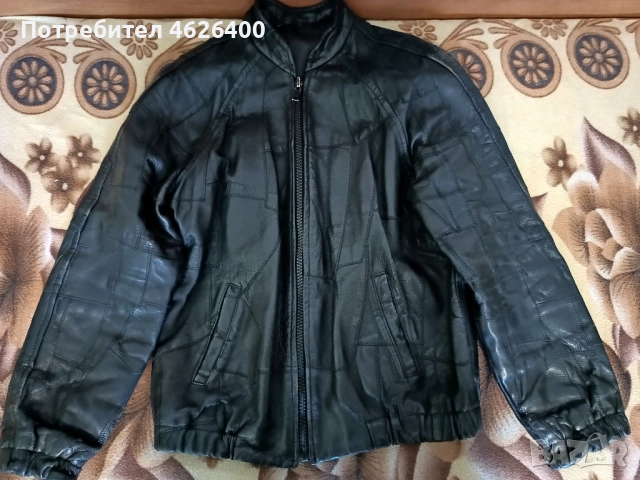 Продавам Рокерско кожено яке от естествена кожа, снимка 6 - Якета - 52098948