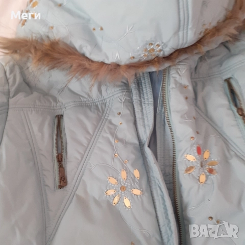 дамско-младежко нежно светло зелено- синьо късо с етикета яке, снимка 7 - Якета - 52400196