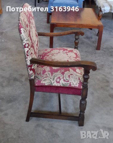 Бароков офис стол, стол за бюро, снимка 5 - Столове - 38028033