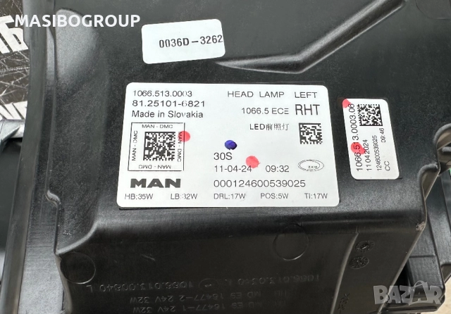 Фар ляв фарове Full Led за Ман Man TG3 TGX TGS, снимка 7 - Части - 52643519