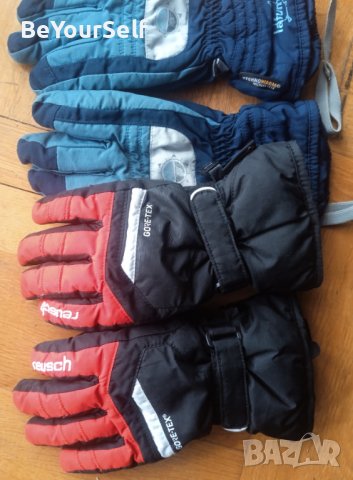 2 чифта детски ръкавици за ски 