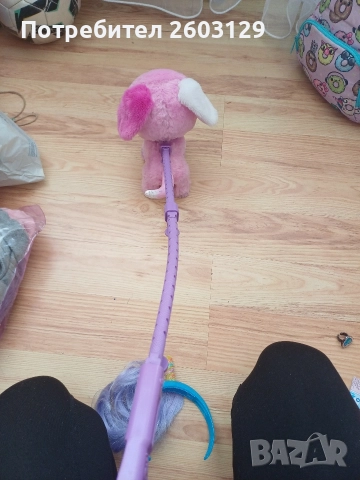 FUR REAL Разходка с модно розово кученце , снимка 2 - Плюшени играчки - 52906874