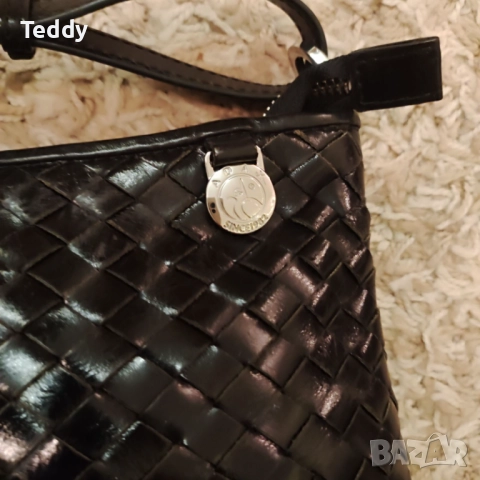 Кожена маркова чанта Adax (Германия), естествена кожа, снимка 3 - Чанти - 52639491