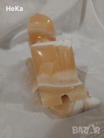 египетски свинкс- нощна лампа от алабастър , снимка 7 - Настолни лампи - 44036045